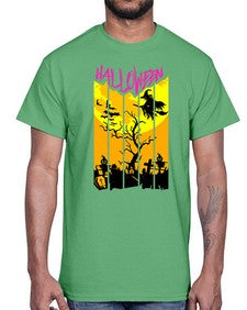 halloween 499#- art pop art- Cotton Tee