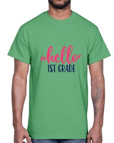 hello first grade 270#- first grade- Cotton Tee