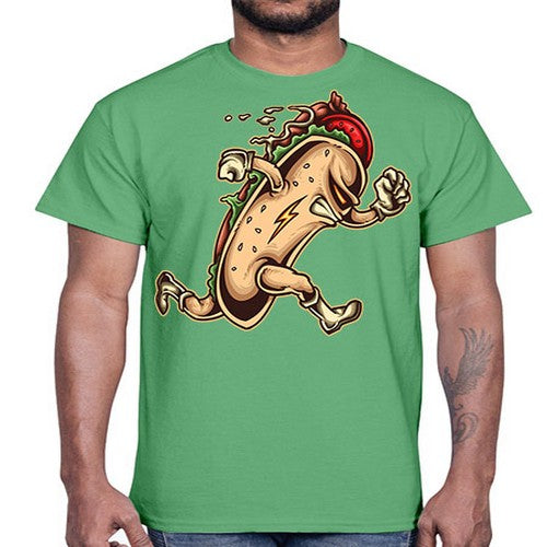hot dog hero 159#- dogs- Cotton Tee