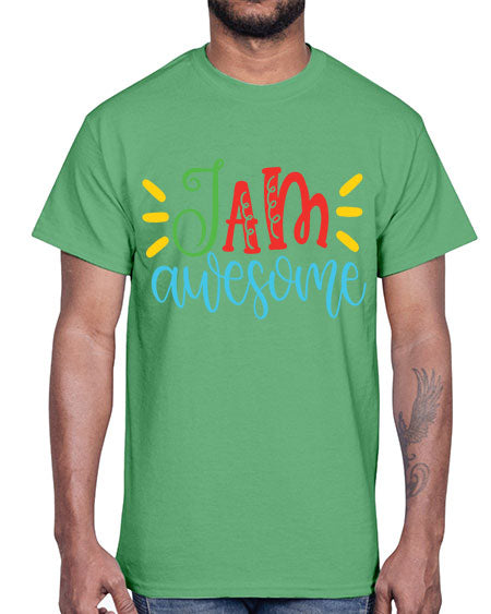 i am awesome Style 18#- autism- Cotton Tee