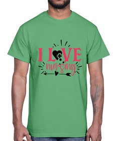 i love nursing Style 895#- nurse- Cotton Tee