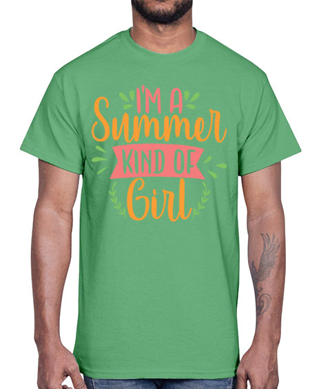 im a summer kind of girl 93#- summer- Cotton Tee
