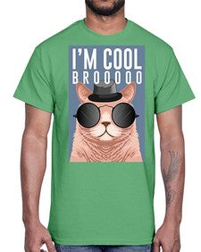 im cool bro 637#- art pop art- Cotton Tee