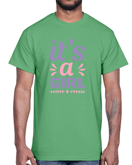 its a girl Style 132#- baby shower- Cotton Tee