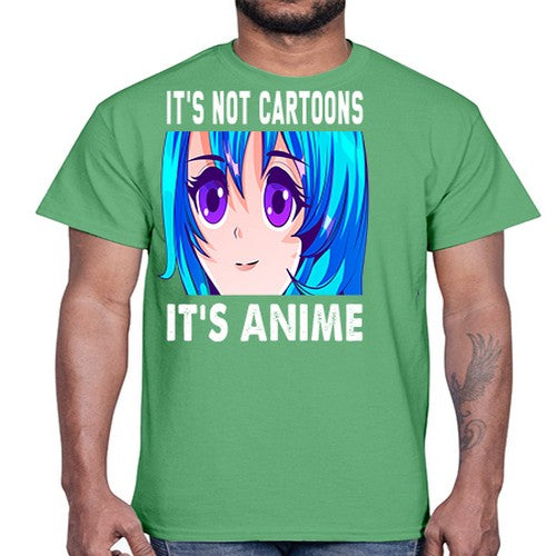 its not cartoons its anime253#- anime- Cotton Tee
