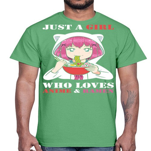 just a girl who loves anime and ramen258#- anime- Cotton Tee