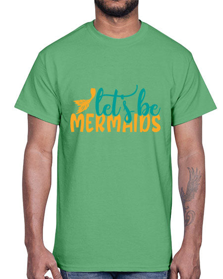 lets be mermaids Style 94#- summer- Cotton Tee