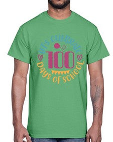 lets celebrate days of school 458#- one hundred days- Cotton Tee