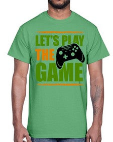 lets play the game 136#- video games- Cotton Tee