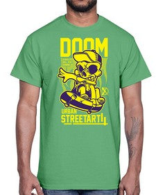 lets skate 727#- art pop art- Cotton Tee