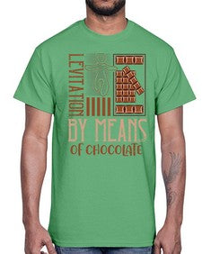 levitation by means of chocolate 307#- chocolate- Cotton Tee