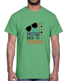 little mister back to school 490#- general school- Cotton Tee