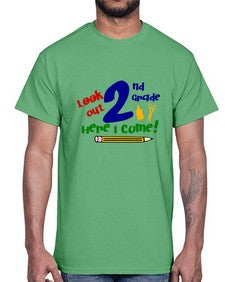 look out second grade 509#- second grade- Cotton Tee