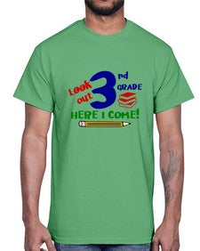 look out third grade 510#- third grade- Cotton Tee