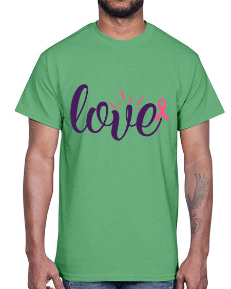 love Style 7#- breast cancer- Cotton Tee