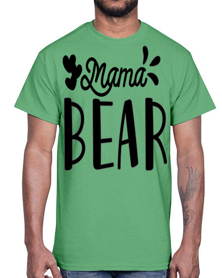 mama bear 171#- bears - animals- Cotton Tee