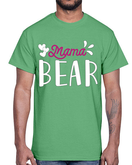 mama bear 173#- bears - animals- Cotton Tee