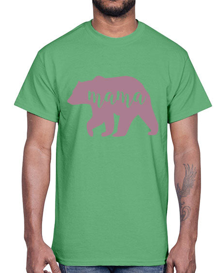 mama bear 175#- bears - animals- Cotton Tee