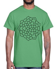 mandala 796#- mandala- Cotton Tee