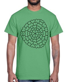mandala 801#- mandala- Cotton Tee