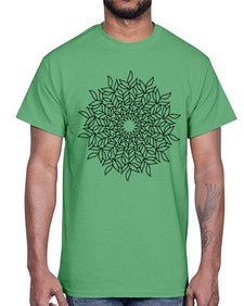 mandala 812#- mandala- Cotton Tee