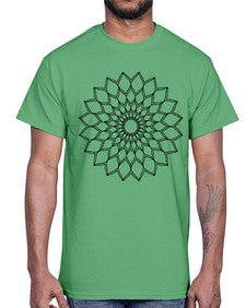 mandala 816#- mandala- Cotton Tee