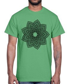 mandala 820#- mandala- Cotton Tee
