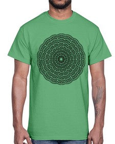 mandala 822#- mandala- Cotton Tee