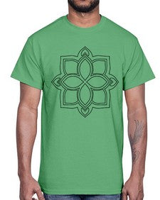 mandala 824#- mandala- Cotton Tee