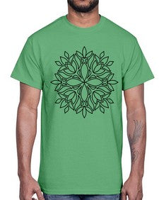 mandala 826#- mandala- Cotton Tee
