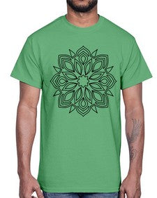 mandala 830#- mandala- Cotton Tee