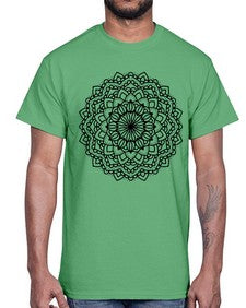 mandala 831#- mandala- Cotton Tee