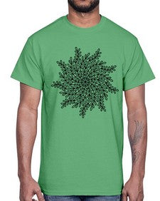 mandala 869#- mandala- Cotton Tee