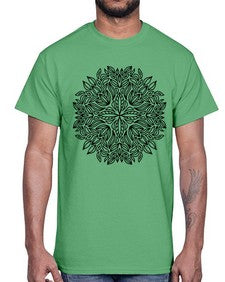 mandala 877#- mandala- Cotton Tee