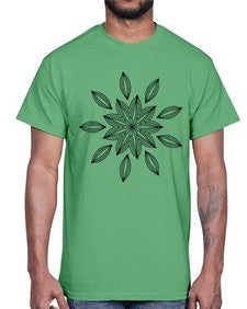 mandala 884#- mandala- Cotton Tee