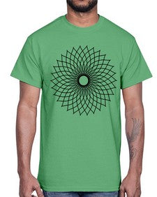 mandala 892#- mandala- Cotton Tee