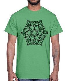 mandala 898#- mandala- Cotton Tee