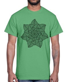 mandala 904#- mandala- Cotton Tee