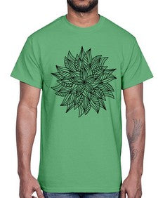 mandala 907#- mandala- Cotton Tee