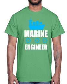 marine engineer 1086#- engineer- Cotton Tee