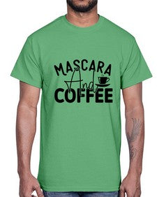 mascare and coffee 1373#- tea- Cotton Tee