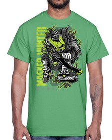 masked hunter 924#- art pop art- Cotton Tee