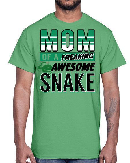 mom of a freaking awesome snake- snake- Cotton Tee