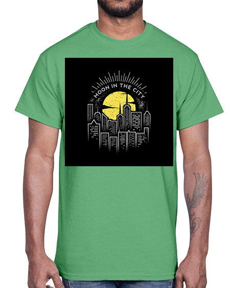 mooninthecity 2#- moon- Cotton Tee