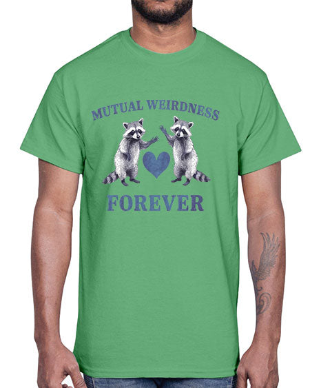 mutual weirdness forever 29#- raccoon- Cotton Tee