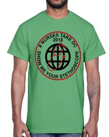 nurse takes dc design 1200#- nurse- Cotton Tee