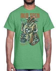 old tech 967#- art pop art- Cotton Tee