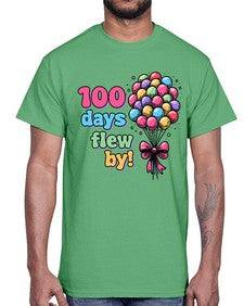 one hundred Day of School 563#- one hundred days- Cotton Tee