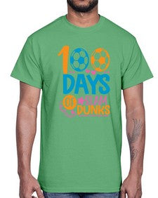 one hundred days of slam dunks 576#- one hundred days- Cotton Tee