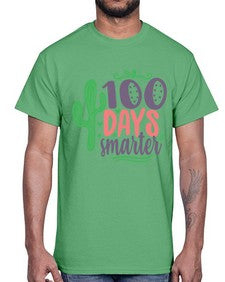 one hundred days smarterr 580#- one hundred days- Cotton Tee